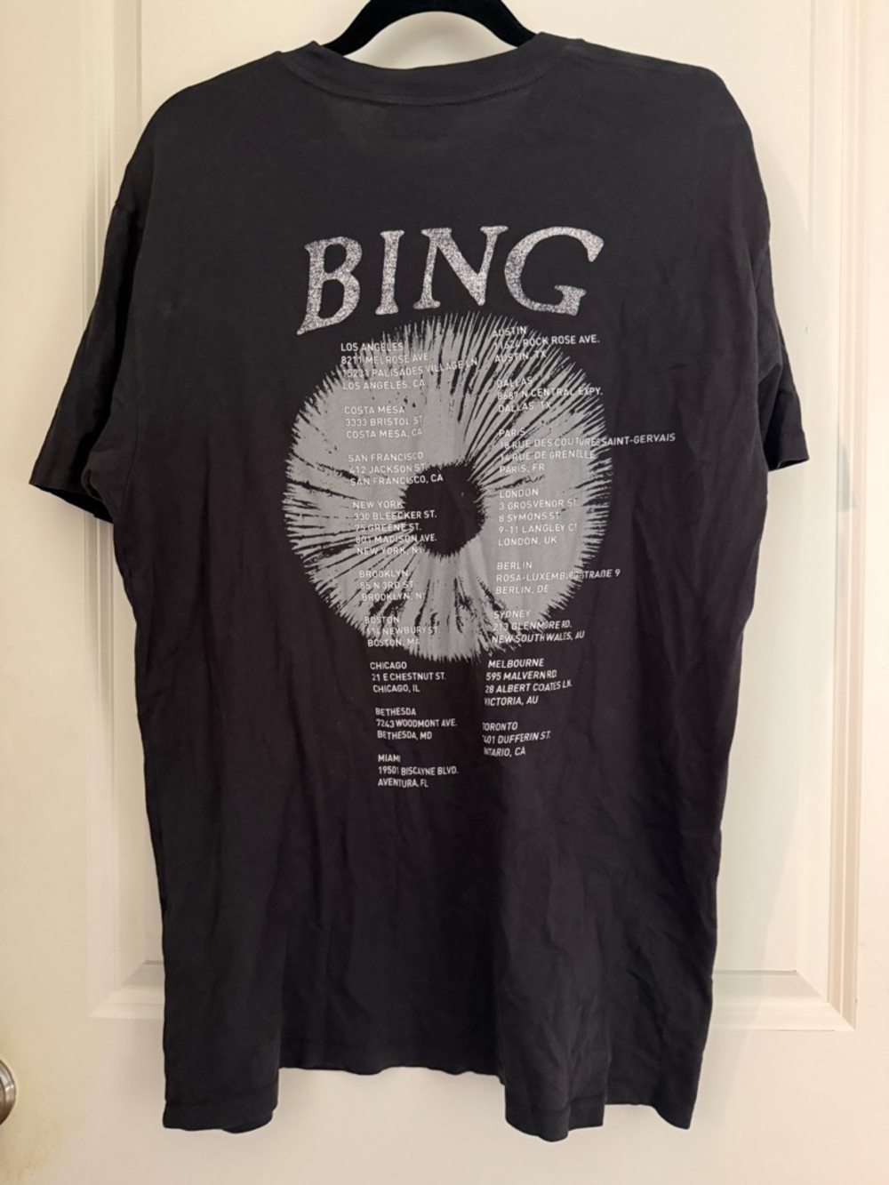 Anine Bing Walker Band Tee - size small - Picture 5 of 9